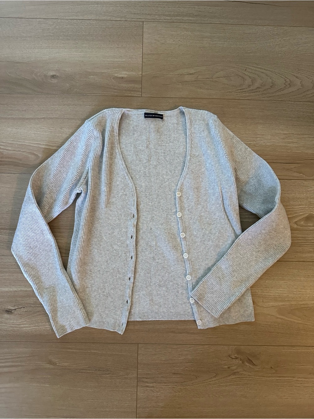 Brandy Melville ribbed cardigan
